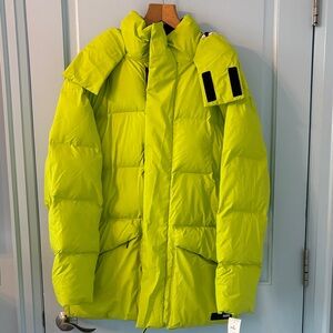 Rains Block Puffer Jacket - Digital Lime - Waterproof